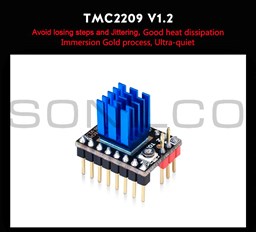 Show details for 5PCS Stepper Motor Driver Module with Heat Sink for 3D Printer TMC2209 V1.2 Picture of 5PCS Stepper Motor Driver Module with Heat Sink for 3D Printer TMC2209 V1.2